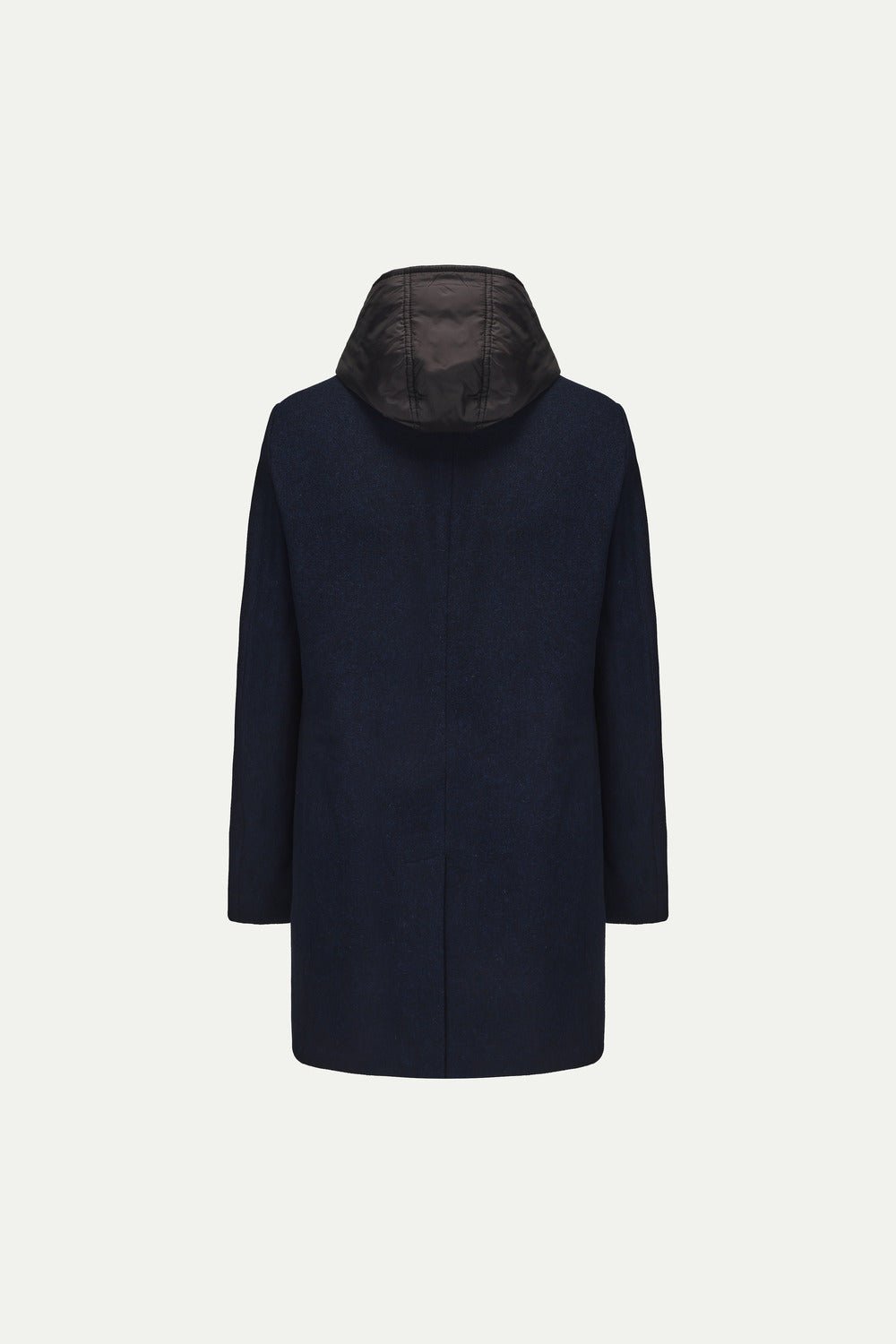 HAMILTON & HAYES 3/4 WOOL WINTER COAT IN NAVY - Emporio