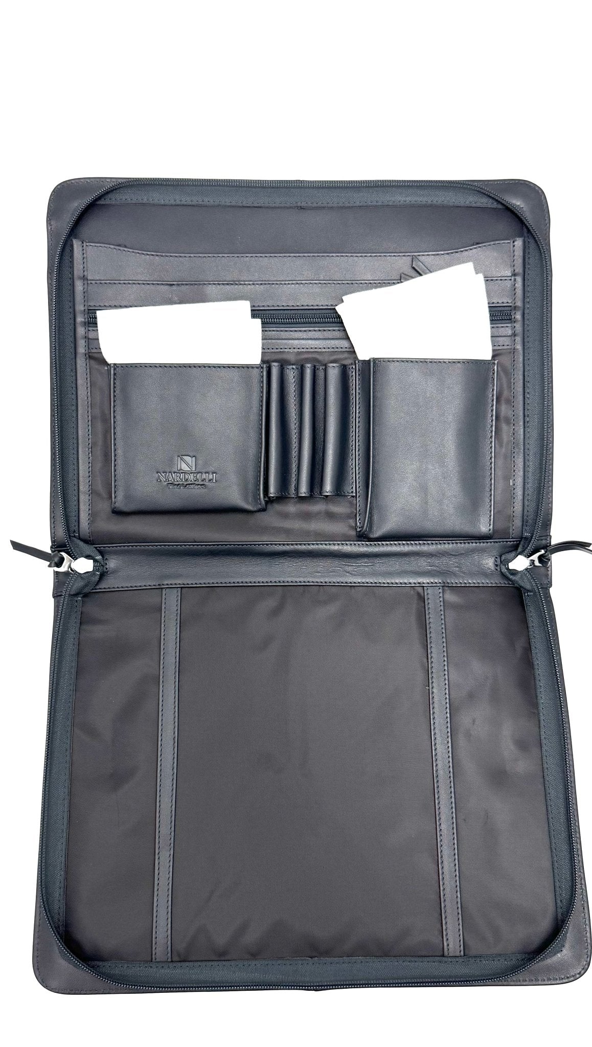 LEATHER NOTEBOOK IN BLACK - Emporio