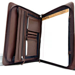 LEATHER NOTEBOOK IN BROWN - Emporio