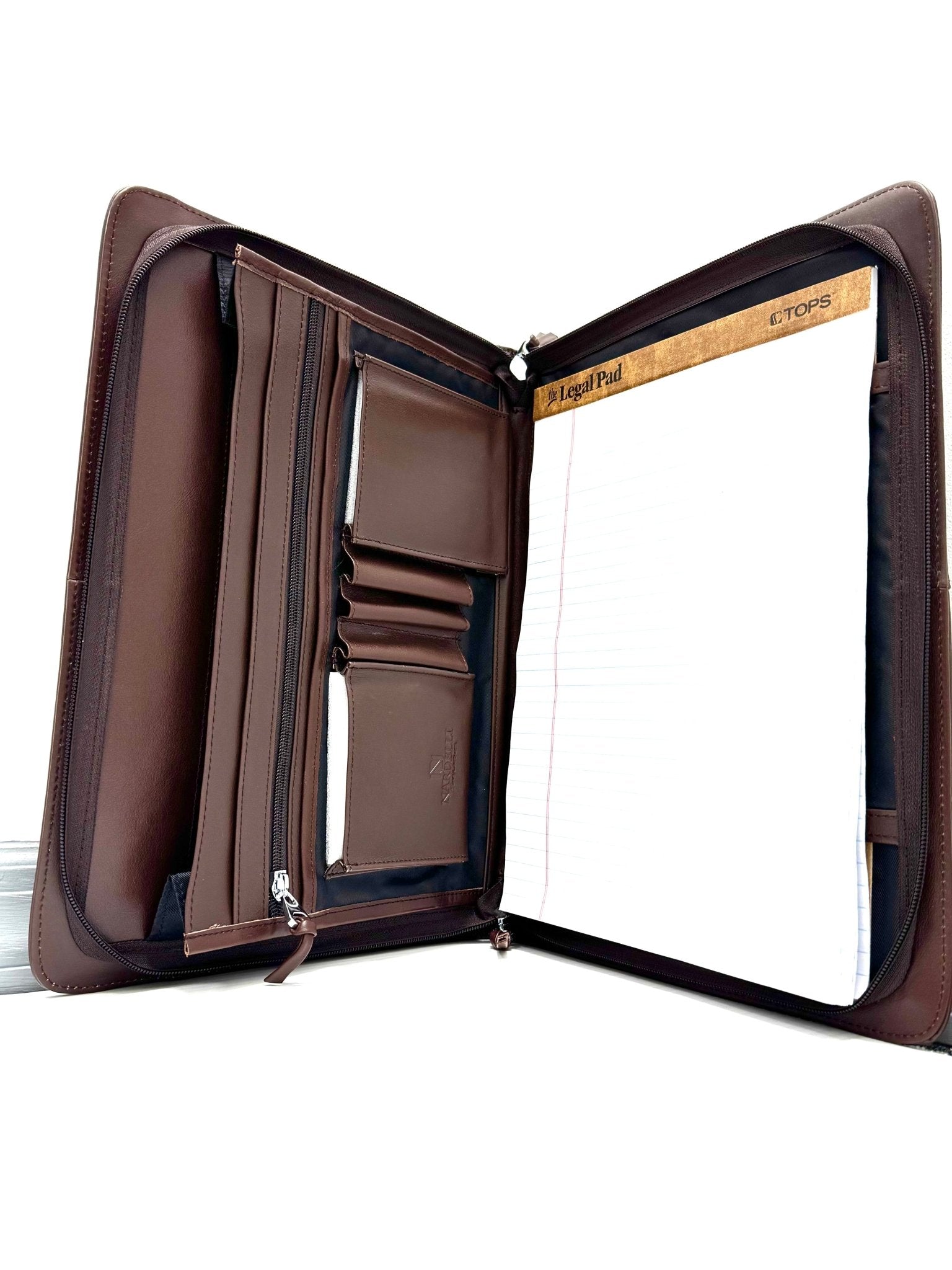 LEATHER NOTEBOOK IN BROWN - Emporio