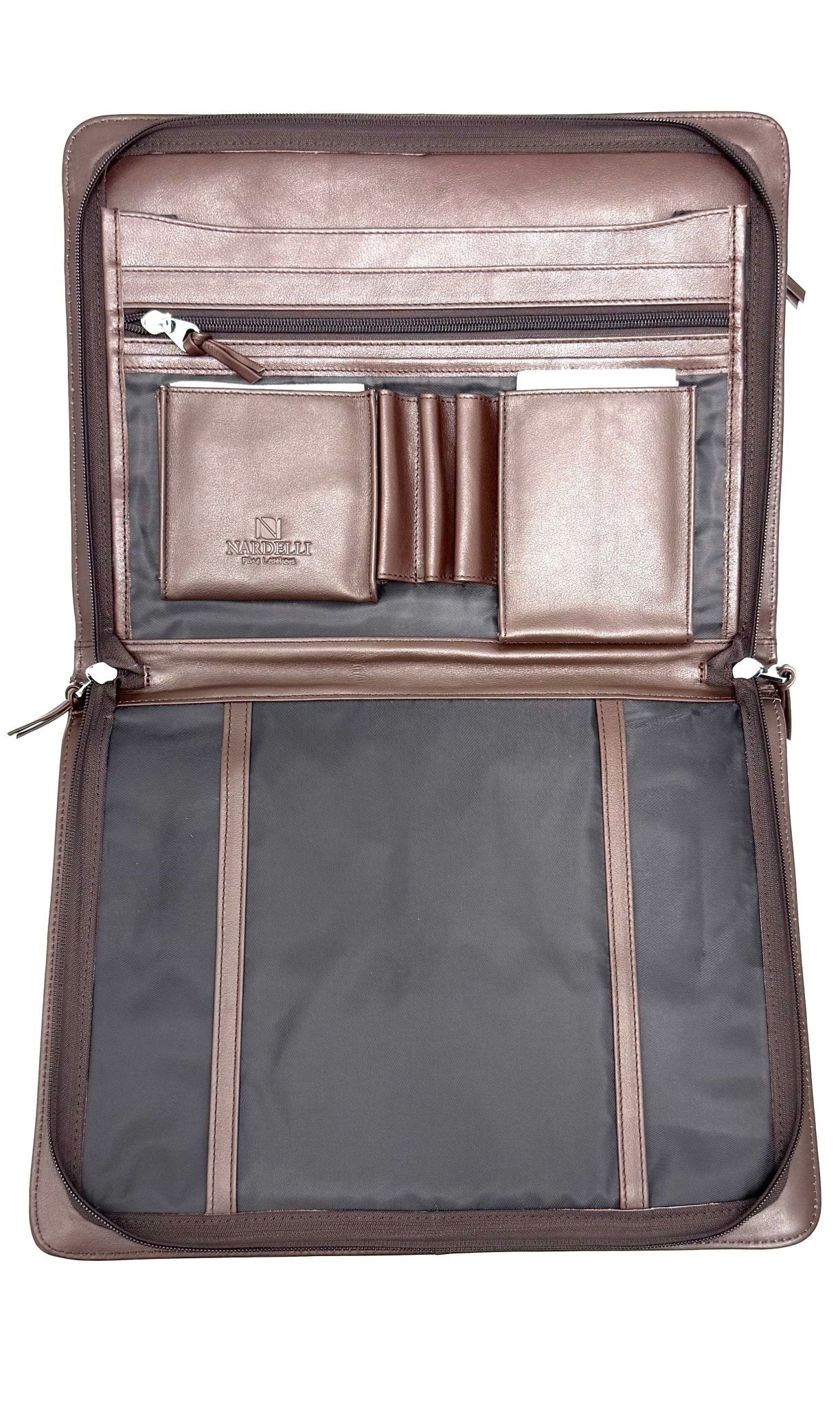 LEATHER NOTEBOOK IN BROWN - Emporio