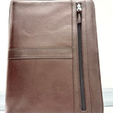 LEATHER NOTEBOOK IN BROWN - Emporio