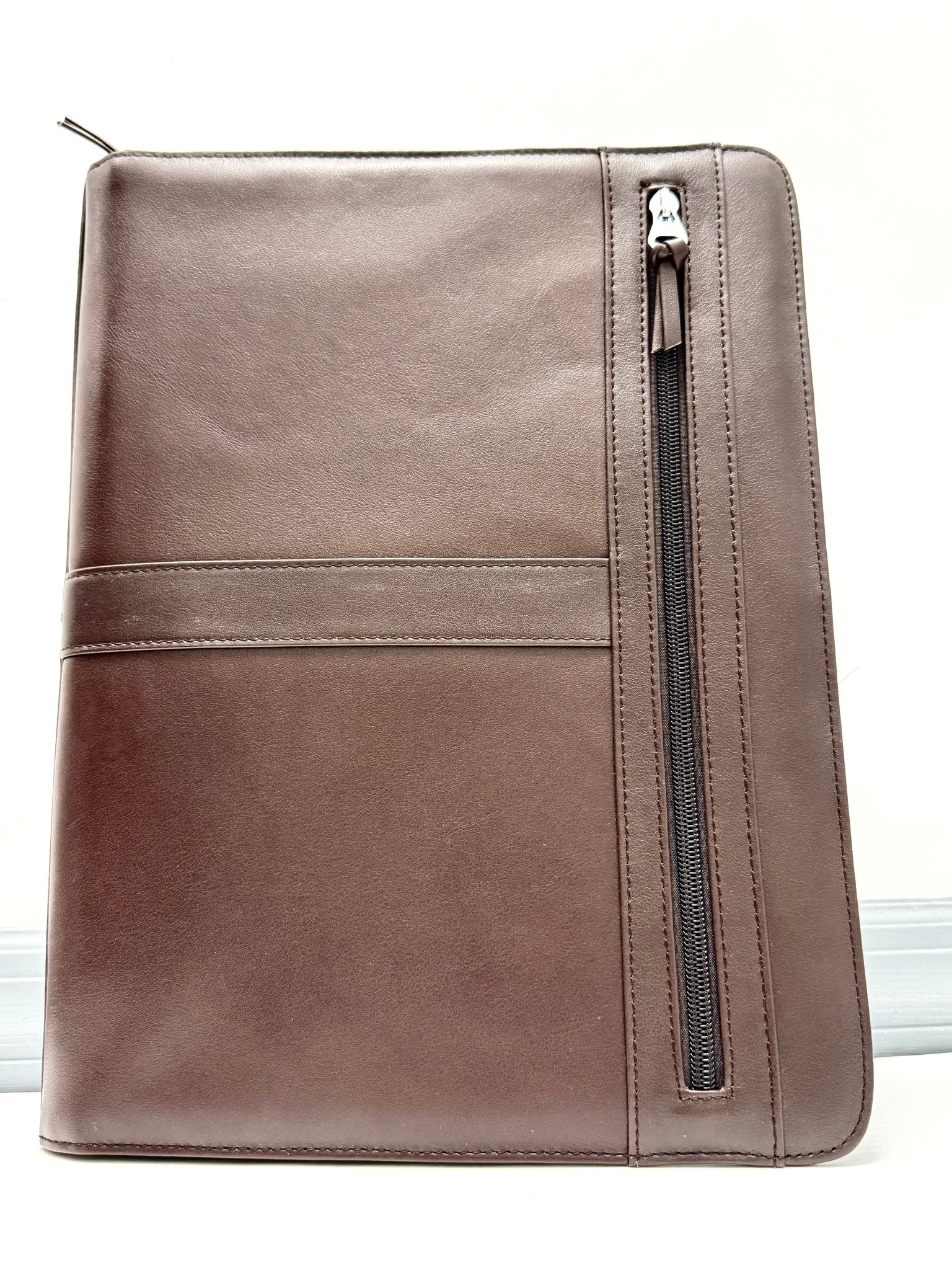 LEATHER NOTEBOOK IN BROWN - Emporio