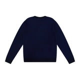 MERINO WOOL HONEYCOMB CREW NECK - Emporio