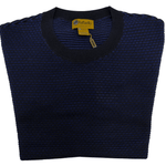 MERINO WOOL HONEYCOMB CREW NECK - Emporio
