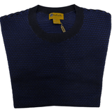 MERINO WOOL HONEYCOMB CREW NECK - Emporio