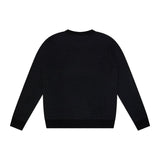 MERINO WOOL HONEYCOMB CREW NECK IN DARK GREY - Emporio