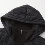 MXM 1/2 QUILTED JACKET IN BLACK - Emporio