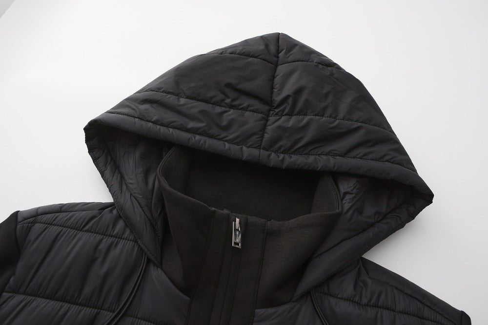 MXM 1/2 QUILTED JACKET IN BLACK - Emporio