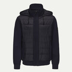 MXM 1/2 QUILTED JACKET IN NAVY - Emporio