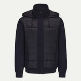 MXM 1/2 QUILTED JACKET IN NAVY - Emporio