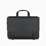 NARDELI LEATHER LAPTOP BAG IN BLACK - Emporio