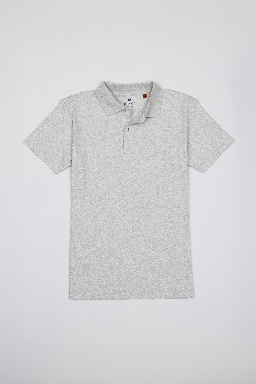 OLIVER 3 BUTTON POLO IN GREY - Emporio