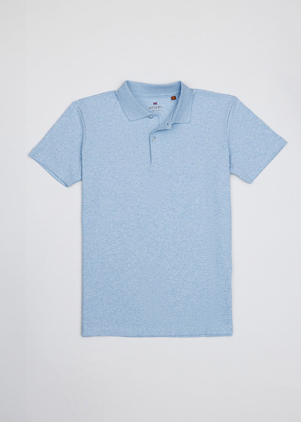 OLIVER 3 BUTTON POLO IN LAKE BLUE - Emporio