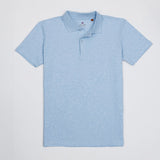 OLIVER 3 BUTTON POLO IN LAKE BLUE - Emporio