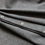 OLIVER FULL BUTTON POLO IN CHARCOAL - Emporio