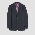 PRINCETON SPORTS JACKET WITH PATCH POCKET AND TAB COLLAR IN BLACK - Emporio