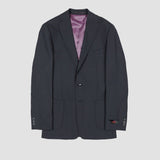 PRINCETON SPORTS JACKET WITH PATCH POCKET AND TAB COLLAR IN BLACK - Emporio