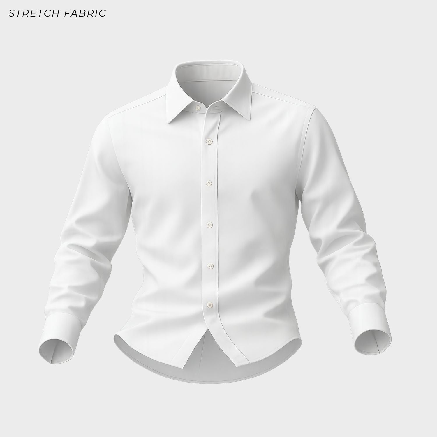PRINCETON STRETCH BOYS WHITE DRESS SHIRT - Emporio