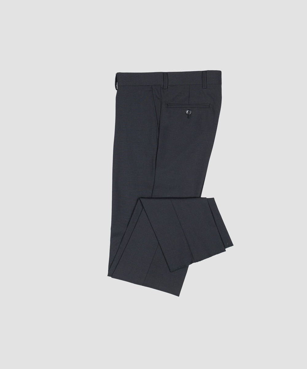 PRINCETON WASHABLE BOYS PANT IN BLACK - Emporio