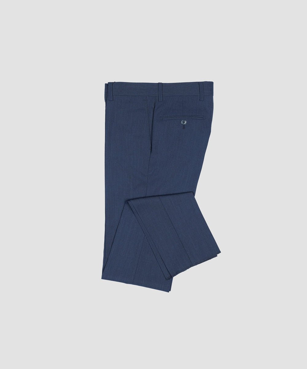 PRINCETON WASHABLE BOYS PANT IN LIGHT NAVY - Emporio