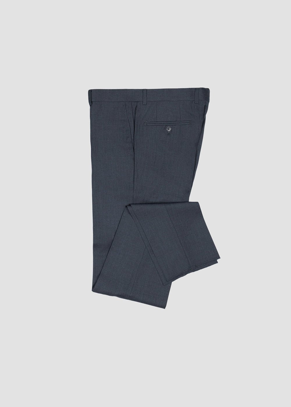 REGULAR FIT ALESSO WOOL DRESS PANT IN CHARCOAL GREY - Emporio