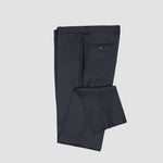 SLIM FIT ALLESSO WOOL DRESS PANT IN BLACK - Emporio