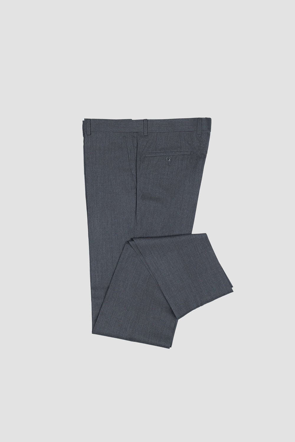 SLIM FIT ALESSO WOOL DRESS PANT IN LIGHT GREY