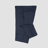 SLIM FIT ALLESSO WOOL DRESS PANT IN LIGHT NAVY - Emporio