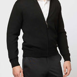 Raffaello Full Zip Sweater-Black - Emporio